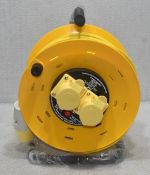 1 x PRO-ELEC 50M 110V 16A Extension Reel - Pel00955 - Original Retail £81.95 - Ref: HW196/HWP2 -
