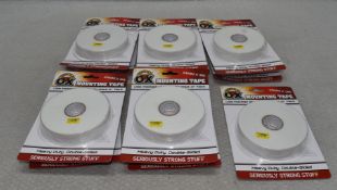 11 x Packs Of 24Mm X 5M Mounting Tape - Original Retail £54.45 - Ref: HW501/HWP6 - CL911 - Location:
