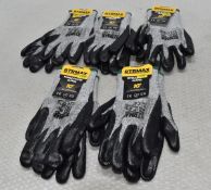 5 x Pairs Of Rtrmax Nitrile Coated Gloves - Original Retail £34.75 - Ref: HW572/HWP7 - CL911 -