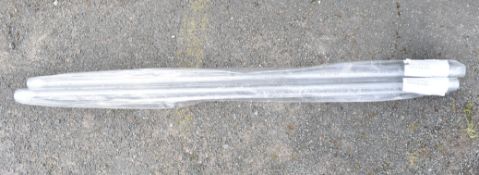 2 x Clear 38Mm Pc Tubes - 1470Mm - Ref: KCS119 - CL011 - Location: Altrincham WA14Condition: As