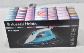 1 x RUSSELL HOBBS My Iron 1800W Clothes Iron - Original Retail £23.95 - Ref: HW302/HWP3 - CL911 -