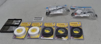 1 x Assortment Of Tools & Accessories Including Amalgamating Tape And Goggles - Ref: HW475/HWP6 -