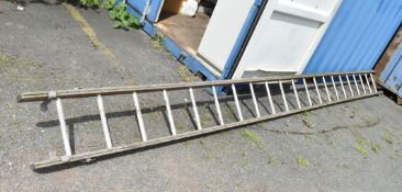 1 x Long Wooden Ladder - Ref: KCS130 - CL011 - Location: Altrincham WA14Condition: As