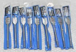 9 x 20Mm Flat Drill Bits For Wood - Ref: HW165/HWP2 - CL911 - Location: Altrincham WA14Condition: