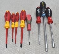 8 x Assorted Screwdrivers - Ref: HW623/HWP7 - CL911 - Location: Altrincham WA14Condition: New/