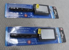 2 x Telescopic Led Inspection Mirrors - Original Retail £13.90 - Ref: HW629/HWP7 - CL911 - Location: