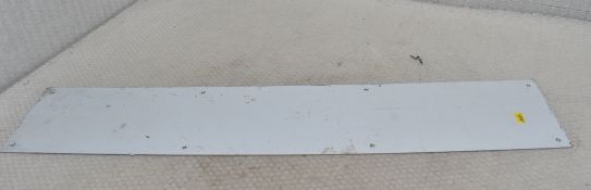 2 x Metal Sheet - 805 X 150 X 1mm - Ref: HW697/HWP7 - CL911 - Location: Altrincham WA14Condition: As