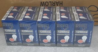 100 x ROUGH SERVICE 1250Lms 100W Clear E27 Screw Cap Harsh Environment Bulbs - Ref: HW116/HWP1 -