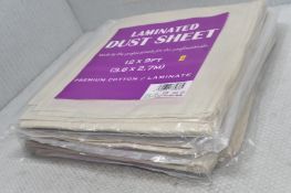10 x Laminated Dust Sheets - 3.6 X 2.7M - Original Retail £109.50 - Ref: HW209/HWC1 - CL911 -
