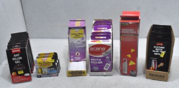 51 x Assorted Pest Control Products - Ants/Flys/Moths - Ref: HW182/HWP2 - CL911 - Location: