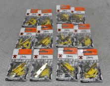 12 x Packs Of J Hooks For Picture Hanging - Ref: HW257/HWP3 - CL911 - Location: Altrincham
