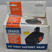 1 x DRAPER 24V Battery Pack - Original Retail £28.25 - Ref: HW682/HWP7 - CL911 - Location: