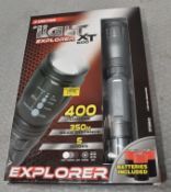 1 x DEKTON Pro Light Explorer Xt 600 Torch - Original Retail £19.95 - Ref: HW593/HWP7 - CL911 -