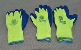 3 x Pairs Of Therm N Grip Thermal Gloves - Size 9 - Ref: HW573/HWP7 - CL911 - Location: Altrincham