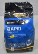 4 x EVERBUILD Jetcem Rapid Repair Cement 3Kg Packs - Original Retail £29.00 - Ref: HW321/HWP4 -