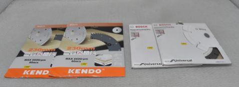 4 x 230Mm Cutting Discs For Angle Grinders - Ref: HW268/HWP3 - CL911 - Location: Altrincham