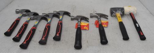 9 x Hammer/Mallets - Ref: HW248/HWP3 - CL911 - Location: Altrincham WA14Condition: New/Unused*