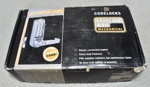 1 x CODELOCKS Codelock 610 Mechanical Lock - Original Retail £255.00 - Ref: HW599/HWP7 - CL911 -