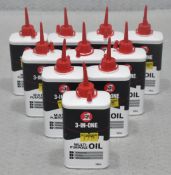 10 x 3-IN-ONE Multi-Purpose Oil 100Ml Bottles - Ref: HW270/HWP3 - CL911 - Location: Altrincham