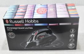 1 x RUSSELL HOBBS Powersteam Ultra 3100W Clothes Iron - Original Retail £47.95 - Ref: HW301/HWP3 -