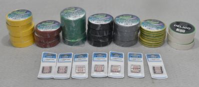 27 x Rolls Of Electrical Insulation Tape + 7 Packs Of 3 Amp Fuses - Ref: HW266/HWP3 - CL911 -