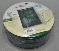 1 x KINGFISHER 30M Reinforced Hose And Spray Nozzle Set - Original Retail £29.95 - Ref: HW437/HWP6 -