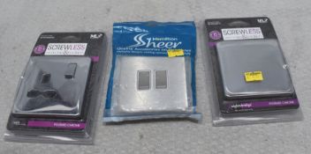 3 x Assorted Electrical Switches And Sockets - Ref: HW409/HWP6 - CL911 - Location: Altrincham