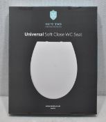 1 x SCUDO Universal Soft Close Toilet Seat - Original Retail £29.95 - Ref: HW400/HWP5 - CL911 -