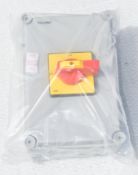 1 x NEWLEC 100A 4 Pole Switch Disconnect Insulated Enclosure - New/Boxed - Ref: KCS197/C5 -