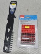 1 x 33 Piece Hilka Screwdriver Bit Set + Hb42 Ultimate Paint Stirrer - Original Retail £14.90 - Ref: