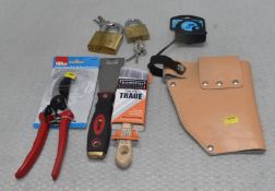 1 x Assorted Tools And Padlocks - Ref: HW264/HWP3 - CL911 - Location: Altrincham WA14Condition: