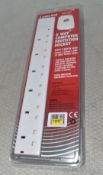 1 x 6 Way Computer Protection Extension Socket - Original Retail £19.95 - Ref: HW541/HWP6 -