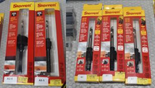 5 x STARRETT Arbors Including 2 With Sds Plus Shanks - Original Retail £108.75 - Ref: HW233/3/HWP3 -