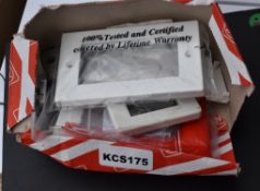 1 x Box Of Socket Surrounds - Ref: KCS175/BB - CL011 - Location: Altrincham WA14Condition: As