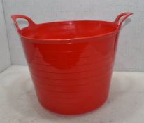8 x Large Flexi Tubs - 4 Black, 2 Blue, 1 Green, 1 Red - Ref: HW715/HW716/HW717/HW718/HWP7 - CL911 -