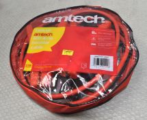 1 x AMTECH 500 Amp Battery Booster Cables - Original Retail £24.95 - Ref: HW587/HWP7 - CL911 -