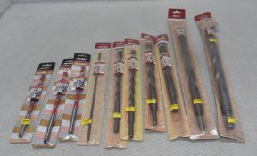 10 x ALPEN Long Life & Multicut Drill Bits - Ref: HW278/10/HWP3 - CL911 - Location: Altrincham