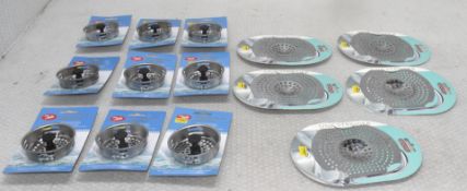 14 x Assorted Sink Strainers - Ref: HW160/HWP2 - CL911 - Location: Altrincham WA14Condition: New/