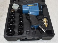 1 x WORKZONE Air Impact Wrench In Carry Case With Sockets - Ref: K256 - CL905 - Location: Altrincham