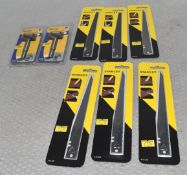 6 x Stanley Saw Blades For Wood + 2 X Tct Forstner Drill Bits - Original Retail £40.00 - Ref: