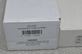 1 x MORGAN Accessible Toilet Lockset - Acl500 - Original Retail £189.00 - Ref: HW228/1/HWP3 -