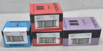 40 x DURACELL Battery Packs - Includes 10 D-Cell 2-Packs, 20 C-Cell 2-Packs And 10 9V Single Packs -