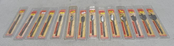 14 x Wood Cutting Flat Bits - Ref: HW495/HWP6 - CL911 - Location: Altrincham WA14Condition: New/