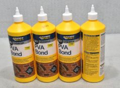 4 x EVER BUILD 501 Universal Pva Bond Adhesive - Ref: HW415/HWP6 - CL911 - Location: Altrincham