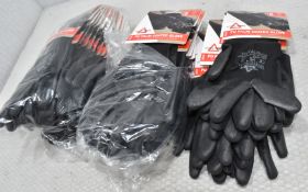 24 x Pairs Of Pu Palm Coated Gloves - Size 8 - Ref: HW569/HWP7 - CL911 - Location: Altrincham