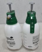 2 x KINGFISHER Pressurised 1.5L Garden Hand Sprayers - Original Retail £15.90 - Ref: HW542/HWP7 -