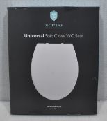 1 x SCUDO Universal Soft Close Toilet Seat - Original Retail £29.95 - Ref: HW401/HWP5 - CL911 -