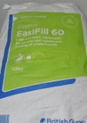 10 x Gyproc Easifill 60 Filler And Finish Compound - 10Kg Packs - Original Retail £300.00 - Ref: