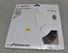 1 x Bosch 230Mm Diamond Cutting Disc - Original Retail £25.95 - Ref: HW649/HWP7 - CL911 -