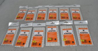 12 x Self Adhesive Polyurethane Bumper Packs - Original Retail £59.40 - Ref: HW447/HWP6 - CL911 -